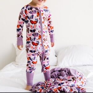 Little Sleepies Butterfly Kisses zippie 12-18 months